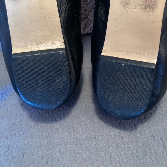 Kate Spade Black Sz 6.5M Bow Ballet Flats Shoes Slip On Comfort Suki Scrunch - Picture 13 of 13